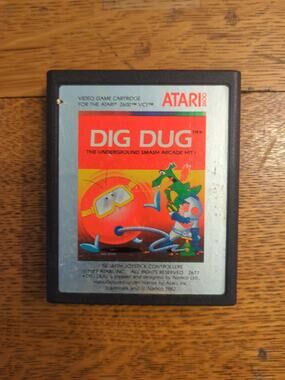 Dig Doug (Atari 2600, 1983) Game Cartridge Only